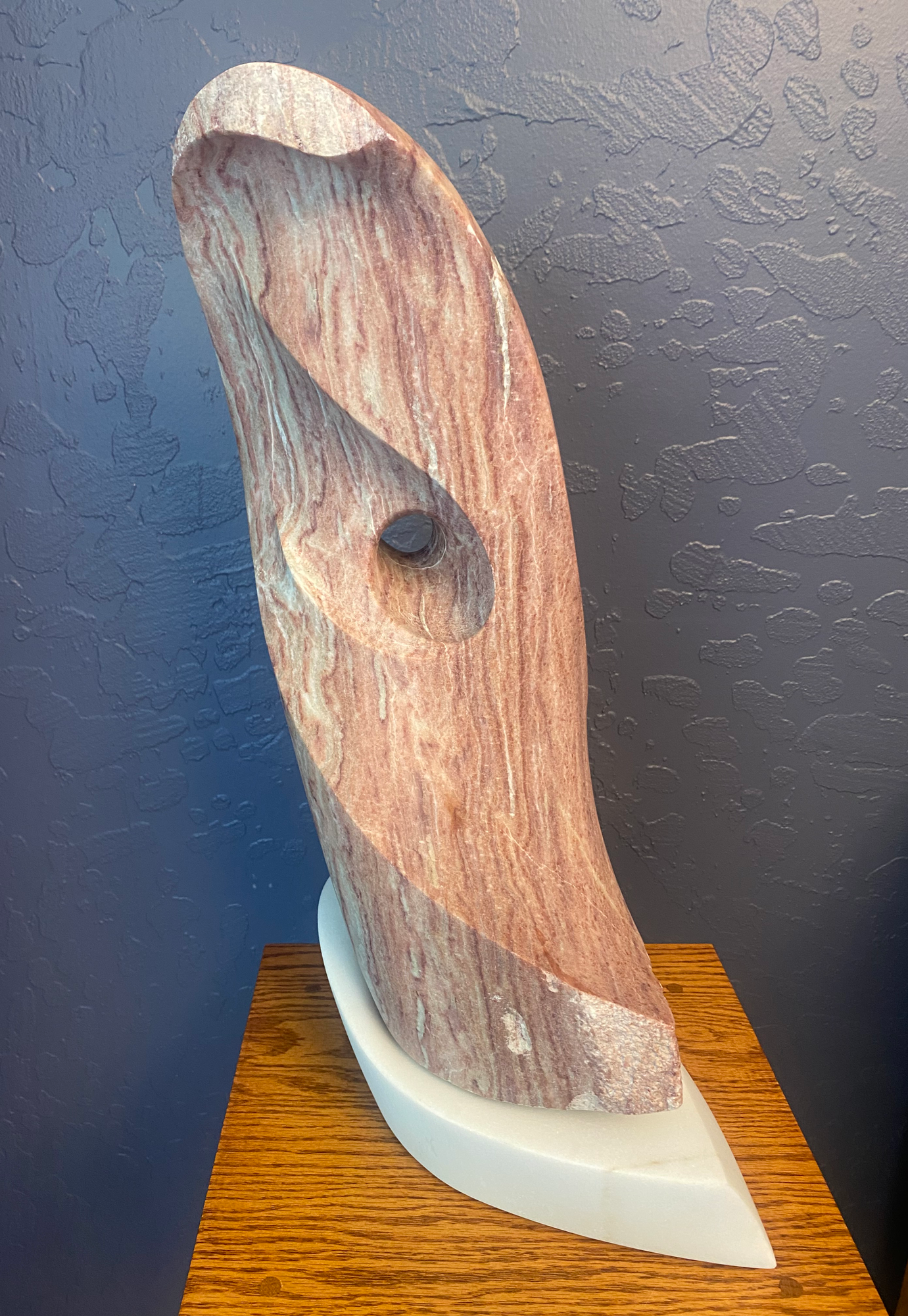 Windswept<br> Alabaster, Yule marble <br>20” x 12”